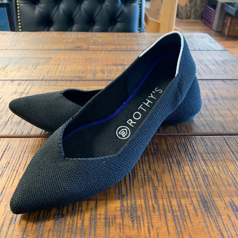 *special edition* Rothy’s | black with white halo